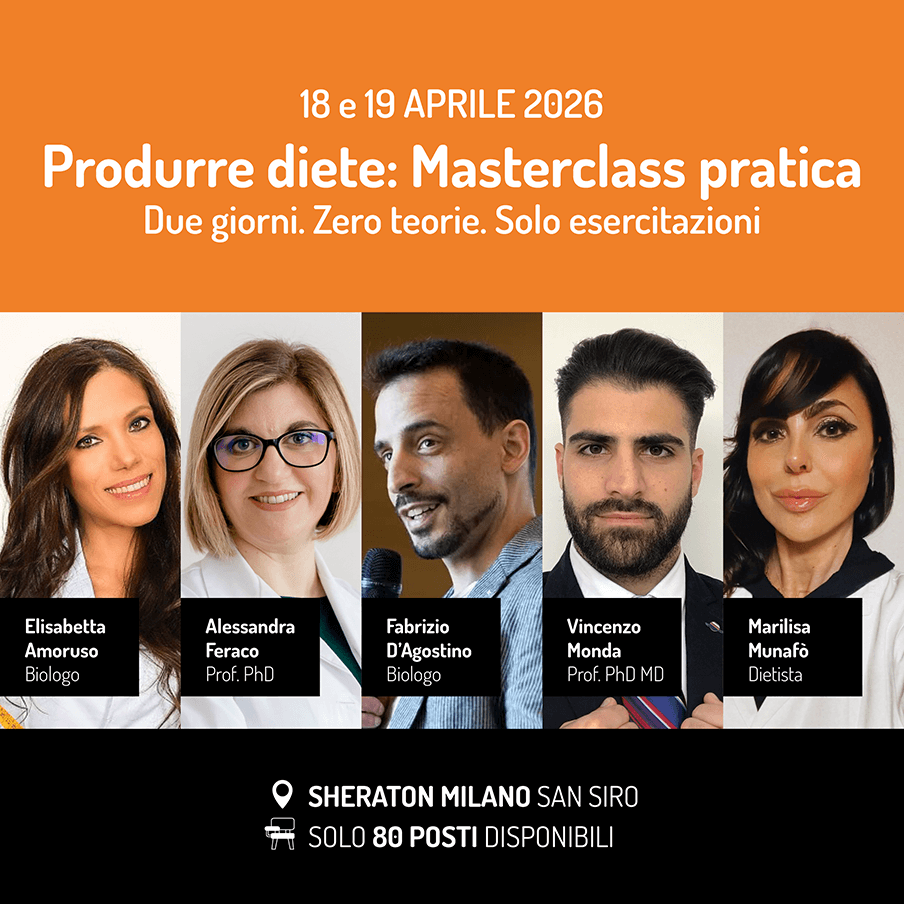 Produrre diete: Masterclass pratica