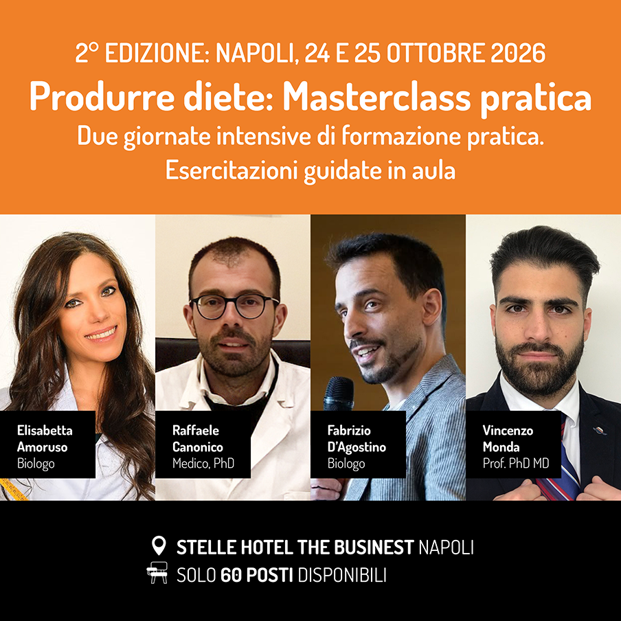 Produrre diete: Masterclass pratica